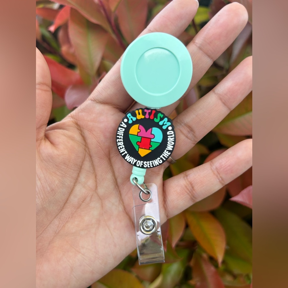 Autism Awareness Badge Reel
